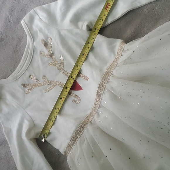 NWT Cat and Jack Festive Deer Antler Joy Dress - Picture 7 of 10